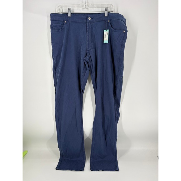 Peter Millar Collection‎ Men's Navy Blue Chinos Pants Size 40x33 MSRP $198